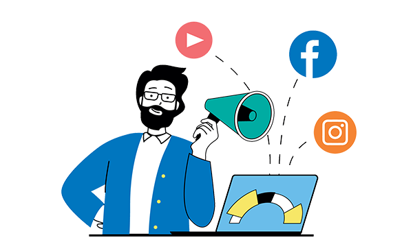 social media advertising versus organic