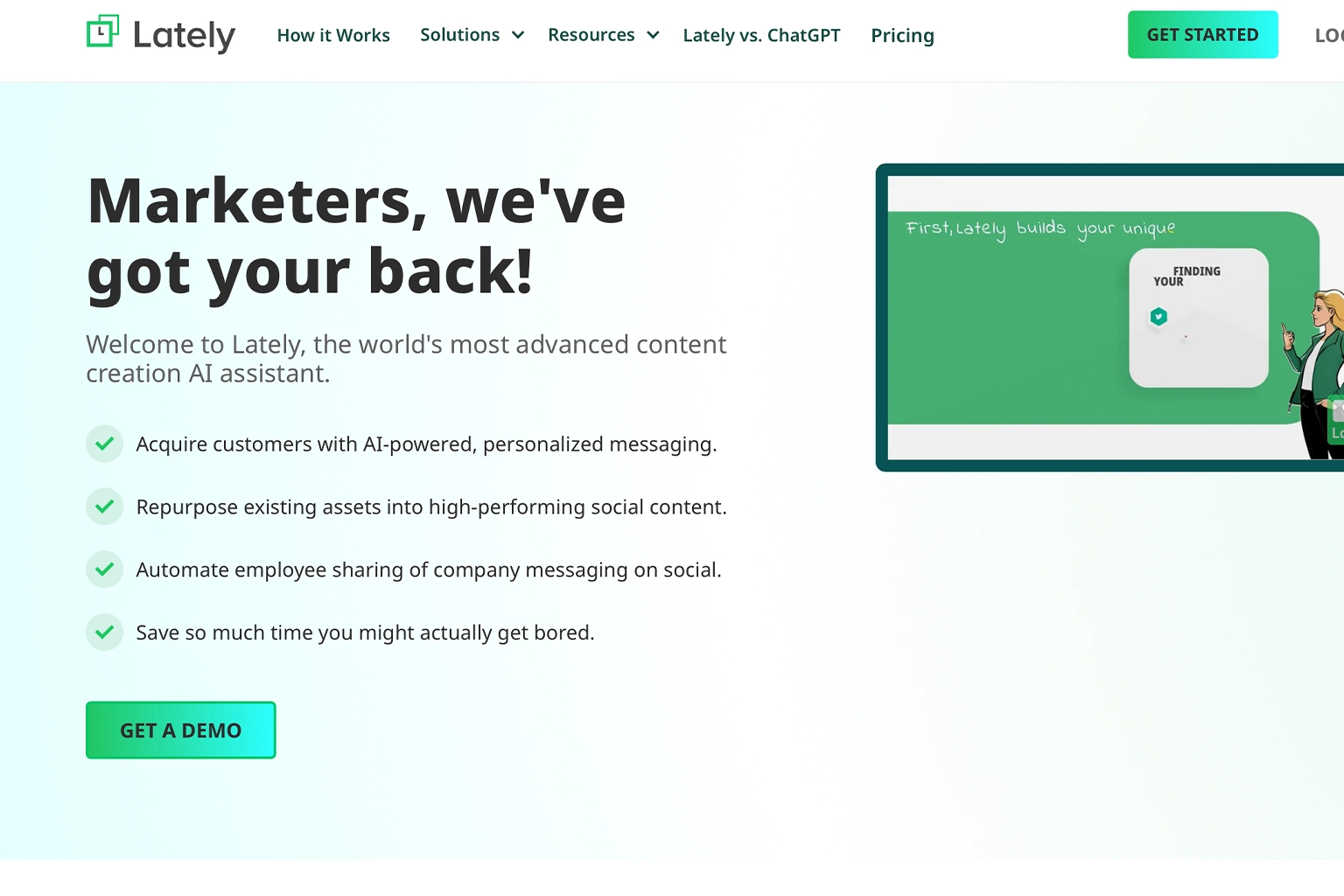 lately AI content tool